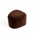 Ver imagem 2 de Puff Orgânico Ana 80 Cm Veludo Marrom