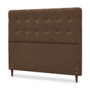 Ver imagem 3 de Cabeceira para Cama Casal Queen Estofada 1,58 Mts Liz Vilajo: Suede Crush Cacau