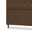 Ver imagem 4 de Cabeceira para Cama Casal Queen Estofada 1,58 Mts Liz Vilajo: Suede Crush Cacau