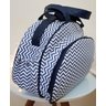 Bolsas Linha Luxo Chevron Marinho - Chevron Vinho - 9