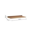 Ver imagem 2 de Tampo de Balcão 25mm Cozinha Conecta 120cm Cinamomo