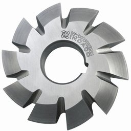 Fresa Módulo - M 4 Nº 7 - para 55 a 134 Dentes - Perfil Constante, Dente Reto, Din 3972- Aço Hss - 1