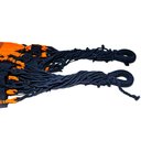 Ver imagem 2 de Rede De Descanso Balanço Laranja C/ Azul Marinho 1.40x3.60 M