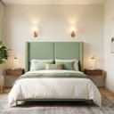Ver imagem 2 de Cabeceira Cama Box Queen Size Estofada Essence 160cm com Sapatas Plásticas Braços Laterais