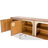 Buffet Terra 4 Portas - Comprimento: 200cm - Verniz - Tabaco - 2