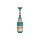 Ver imagem 4 de Vaso Decorativo de Mesa Vanguard Grande Azul e Palha Marrakesh