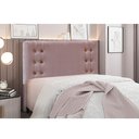 Ver imagem 2 de Cabeceira Cama Box Casal 140 Cm Gênova Veludo Lilás S04 - D'Rossi