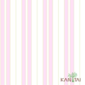 Papel de Parede Listrado Rosa