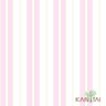 Papel de Parede Listrado Rosa - 1