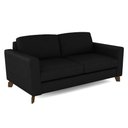 Ver imagem 6 de Sofá Sala de Estar Living 3 Lugares 280cm Presley Pés Madeira Veludo Preto G52 - Gran Belo