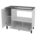 Ver imagem 3 de Balcão Cooktop Nicho Forno Branco Tecnomobili