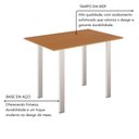 Ver imagem 7 de Conjunto Sala de Jantar Mila 4 Cadeiras Ella Branca C- Jambo