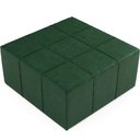 Ver mais imagens de Kit 02 Puffs Quadrado Milano 90x90 W01 Facto Verde Musgo