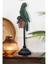 Ver imagem 5 de Escultura Decorativa Papagaio Ornamental Pedestal 64x15:Verde