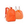 Mochila Neon Transparente com Bolsa Removível Laranja - Clio - 2