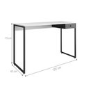 Ver imagem 6 de Jogo de Escritorio Estante e Escrivaninha Ade Branco Preto