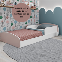 Cama Infantil Montessoriana Com Protecao Lateral Aurora  - 5