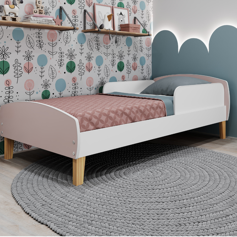 Cama Infantil Montessoriana com Protecao Lateral Aurora