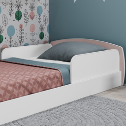 Cama Infantil Montessoriana Com Protecao Lateral Aurora  - 6