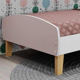 Cama Infantil Montessoriana com Protecao Lateral Aurora - 8 Cama Infantil Montessoriana com Protecao Lateral Aurora - 8