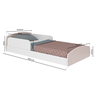 Cama Infantil Montessoriana Com Protecao Lateral Aurora  - 3