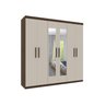 Guarda Roupa Casal Com Espelho 6 Portas Olimpo Flex Montagem Tcil Móveis - 3