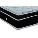 Ver imagem 2 de Conjunto Box Casal: Colchão Molas Ortobom Superpocket Elegant + Base Crc Suede Black(138x188)