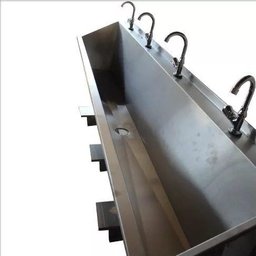 Lavatório Cirúrgico 2,40m Acionador de Pedal com 4 Torneiras Nortinox - 5