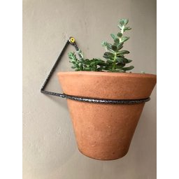 Kit 3 Suportes 10cm Anel Redondo Pendurar Vaso Planta Parede - 8