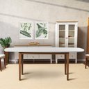 Ver imagem 1 de Mesa Oval 8 Lugares 2,0m Tampo MDF Tiê CabeCasa MadeiraOriginals