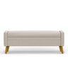 Recamier Bau Paris 1,40m Linho Bege - Inova Decor Inova Decorações - 1