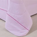 Ver imagem 2 de Kit Edredom 100% Algodão Percal 150 Fios Dupla Casal + Jogo de Cama Gran Moratta 7 Peças Rosa-