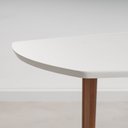 Ver imagem 6 de Mesa Oval 6 Lugares 1,8m Tampo MDF Tiê CabeCasa MadeiraOriginals Marrom