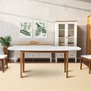 Ver imagem 2 de Mesa Oval 6 Lugares 1,8m Tampo MDF Tiê CabeCasa MadeiraOriginals Marrom