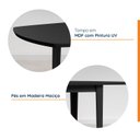 Ver imagem 3 de Mesa Oval 6 Lugares 1,8m Tampo MDF Tiê CabeCasa MadeiraOriginals