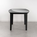Ver imagem 5 de Mesa Oval 6 Lugares 1,6m Tampo Vidro e MDF Tiê CabeCasa MadeiraOriginals Preto