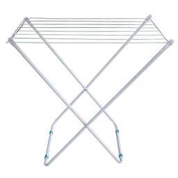 Varal de Chão Portátil Branco – Compacto e Resistente - 3