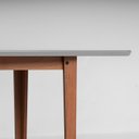 Ver imagem 7 de Mesa Oval 6 Lugares 1,6m Tampo Vidro e MDF Tiê CabeCasa MadeiraOriginals Marrom