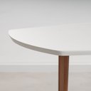 Ver imagem 6 de Mesa Oval 6 Lugares 1,6m Tampo MDF Tiê CabeCasa MadeiraOriginals Marrom