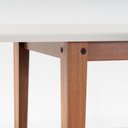 Ver mais imagens de Mesa Oval 6 Lugares 1,6m Tampo MDF Tiê CabeCasa MadeiraOriginals Marrom