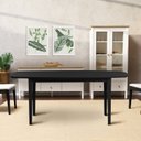 Ver imagem 2 de Mesa Oval 6 Lugares 1,6m Tampo MDF Tiê CabeCasa MadeiraOriginals Preto