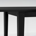 Ver mais imagens de Mesa Oval 6 Lugares 1,6m Tampo MDF Tiê CabeCasa MadeiraOriginals Preto