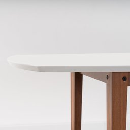 Mesa Oval 4 Lugares 1,4m Tampo MDF Tiê CabeCasa MadeiraOriginals Marrom - 7 Mesa Oval 4 Lugares 1,4m Tampo MDF Tiê CabeCasa MadeiraOriginals Marrom - 7