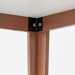 Mesa Oval 4 Lugares 1,4m Tampo MDF Tiê CabeCasa MadeiraOriginals Marrom - 10 Mesa Oval 4 Lugares 1,4m Tampo MDF Tiê CabeCasa MadeiraOriginals Marrom - 10
