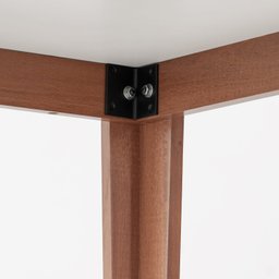 Mesa Oval 4 Lugares 1,4m Tampo MDF Tiê CabeCasa MadeiraOriginals - 10 Mesa Oval 4 Lugares 1,4m Tampo MDF Tiê CabeCasa MadeiraOriginals - 10