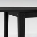 Ver mais imagens de Mesa Oval 4 Lugares 1,4m Tampo MDF Tiê CabeCasa MadeiraOriginals Preto