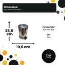 Ver imagem 2 de Lixeira Inox 3l com Pedal e Balde Interno Removível