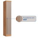 Ver imagem 7 de Guarda-Roupa Modulado 1 Porta Infinity Marrom/Cedro/Duna Line