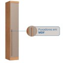 Ver imagem 6 de Guarda-Roupa Modulado 1 Porta Infinity Marrom/Cedro/Duna Line