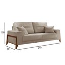 Ver imagem 3 de Sofá 4 Lugares Living Linho M-130 Martins Bege